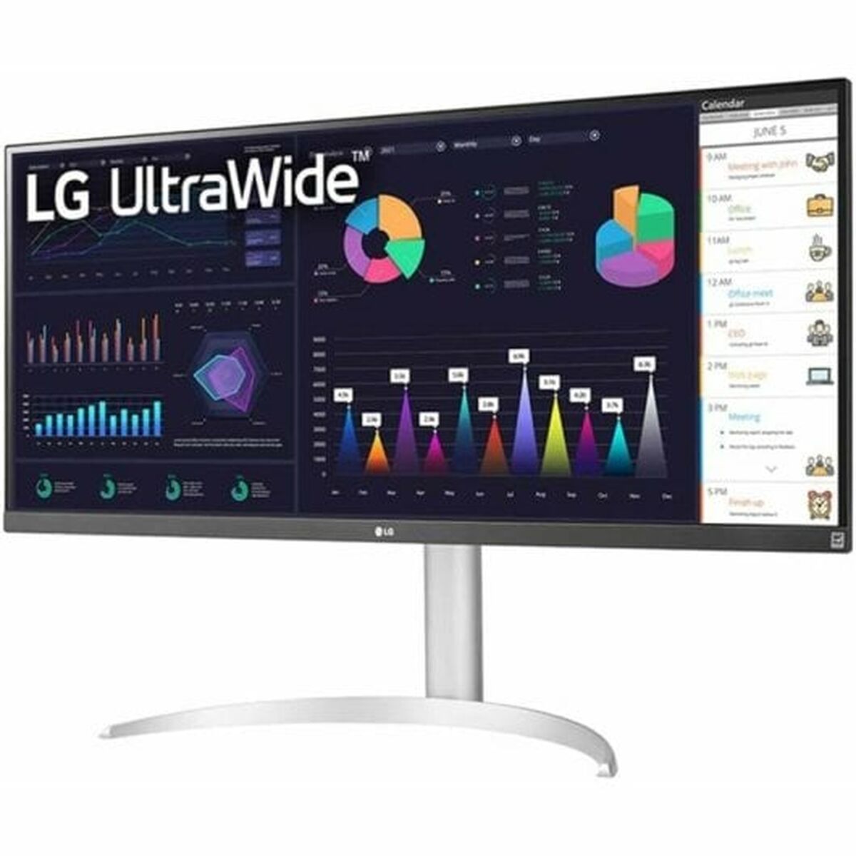 Bild von Monitor LG 34WQ650-W Full HD 34"