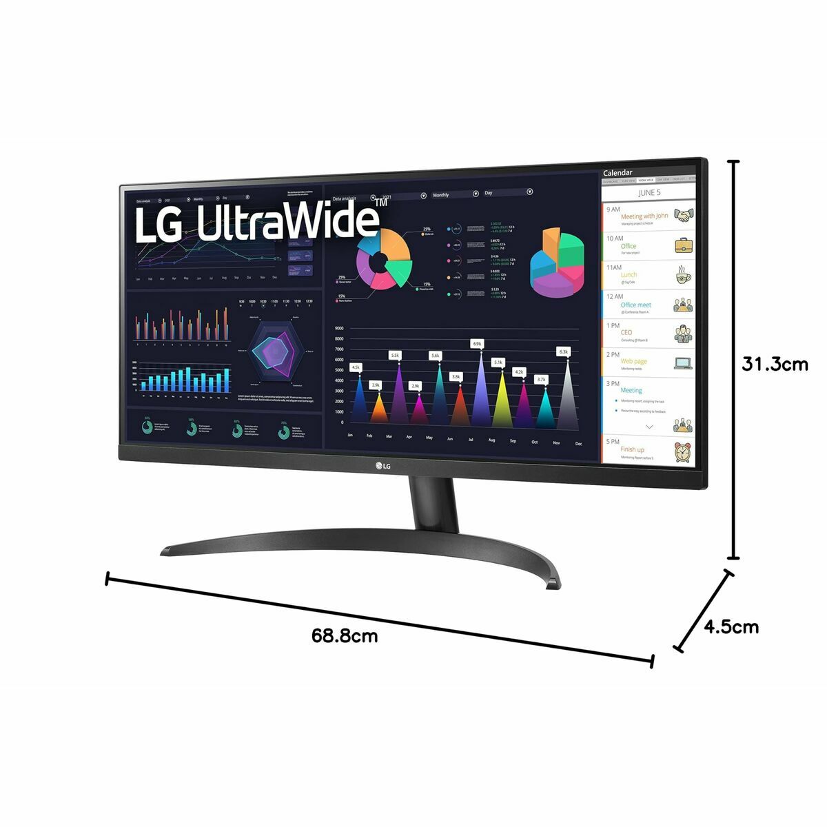 Picture of Gaming Monitor LG 29WQ60A-B 29" Full HD