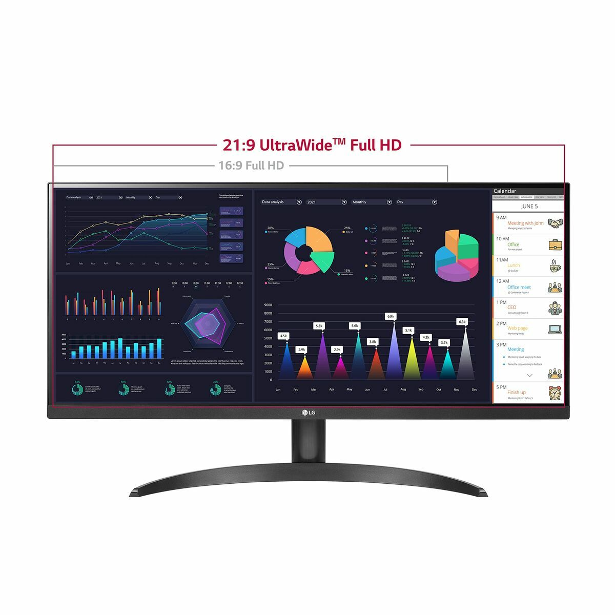 Picture of Gaming Monitor LG 29WQ60A-B 29" Full HD