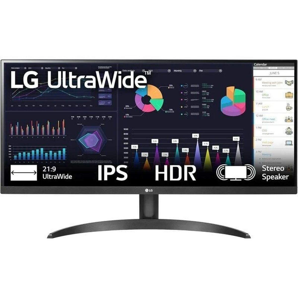Afbeeldingen van Gaming Monitor LG 29WQ60A-B WFHD 29"