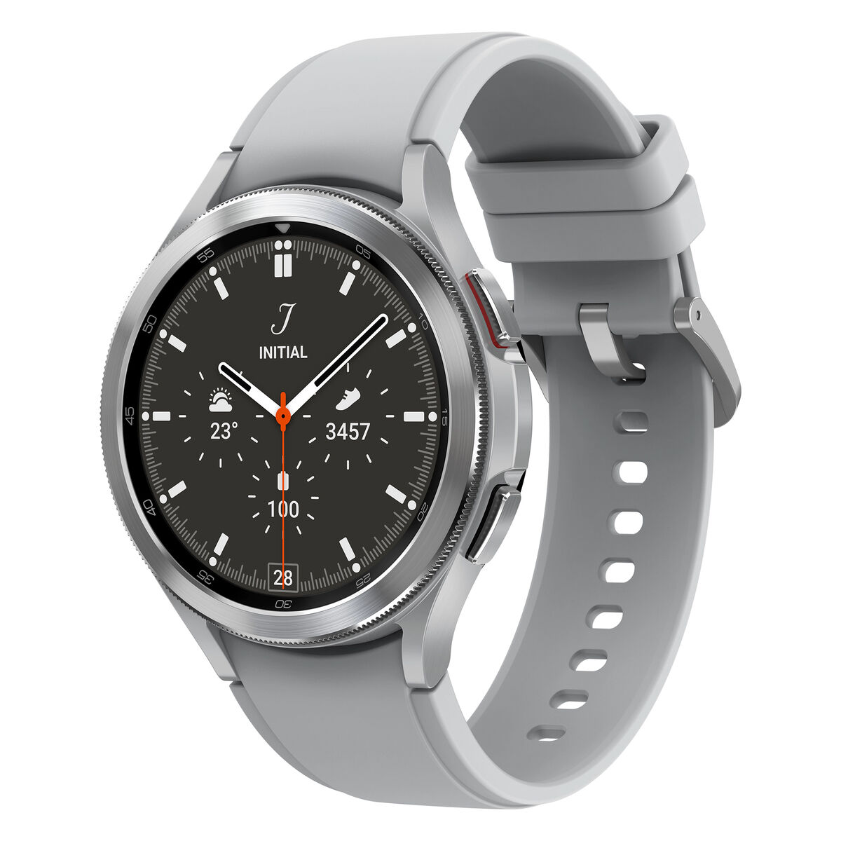 Smartwatch Samsung Galaxy Watch4 Classic 46 mm 1,4" Grigio Argentato Acciaio