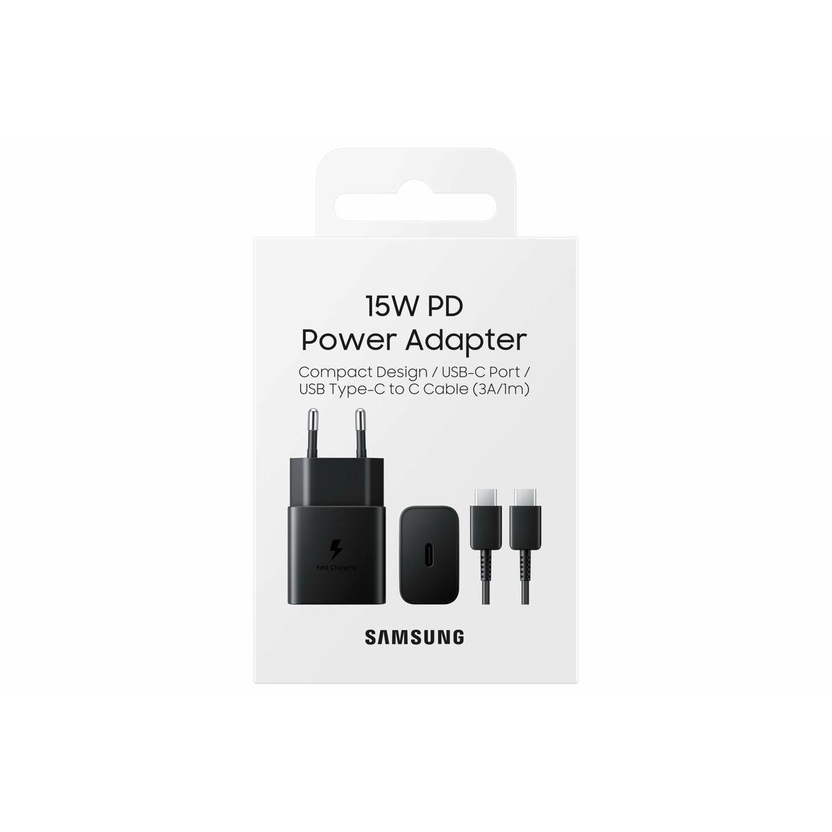 Afbeeldingen van Wall Charger Samsung EP-T1510XBEGEU White Black 15 W 25 W