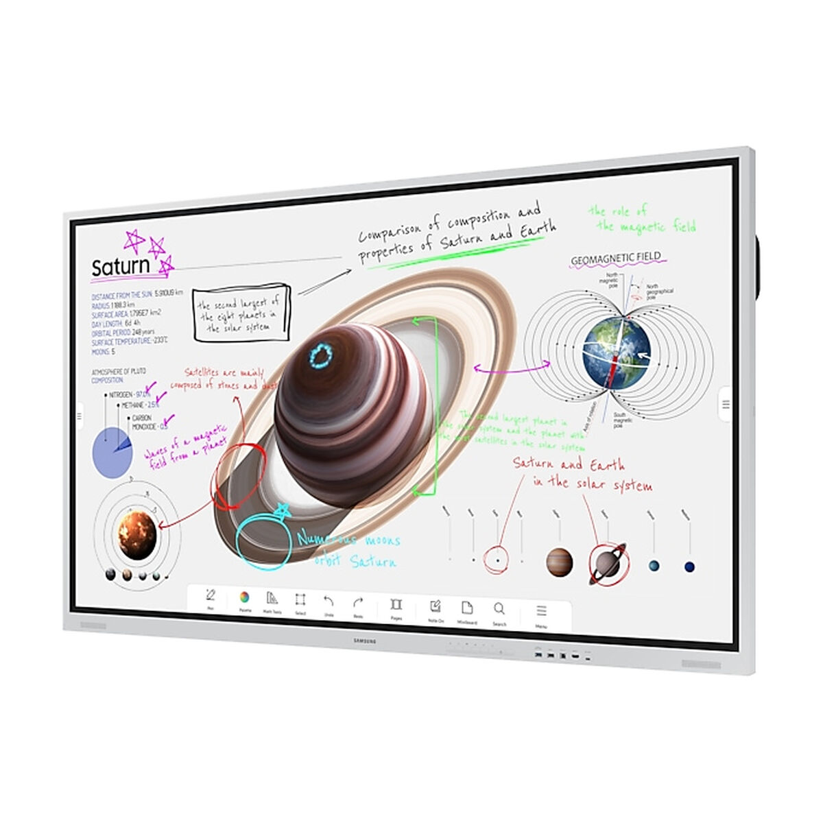 Picture of Interactive Touch Screen Samsung WM75B 75" 60 Hz 4K Ultra HD
