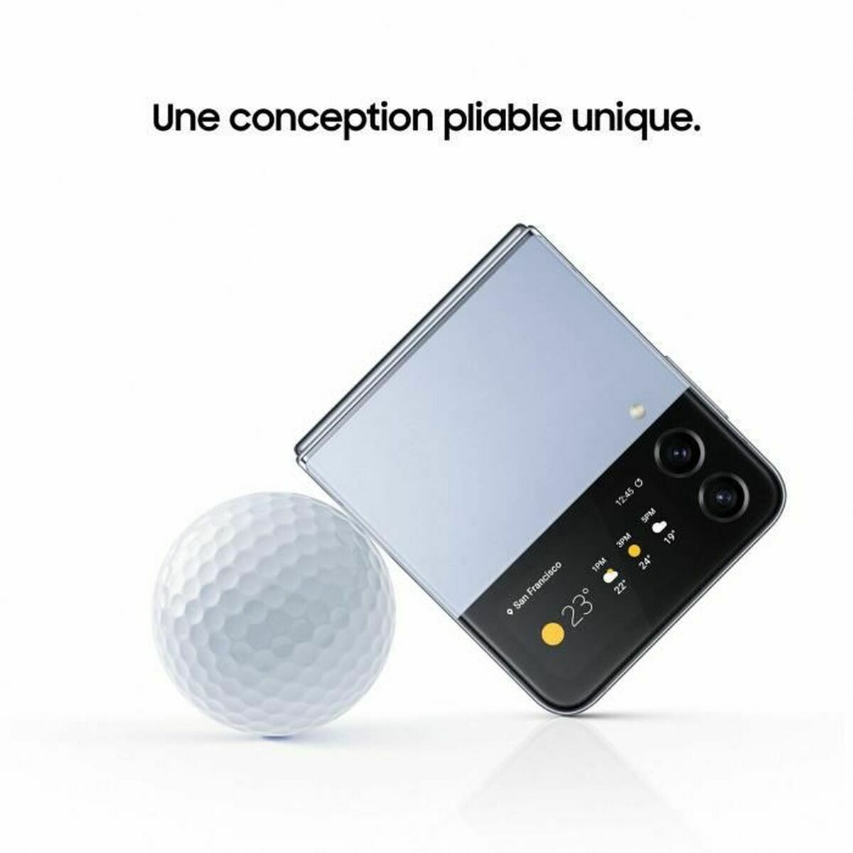 Bild von Smartphone Samsung Galaxy Z Flip4 5G 6,7" 5G 3840 x 2160 px 6,7" 8 GB RAM 256 GB Blau 256 GB