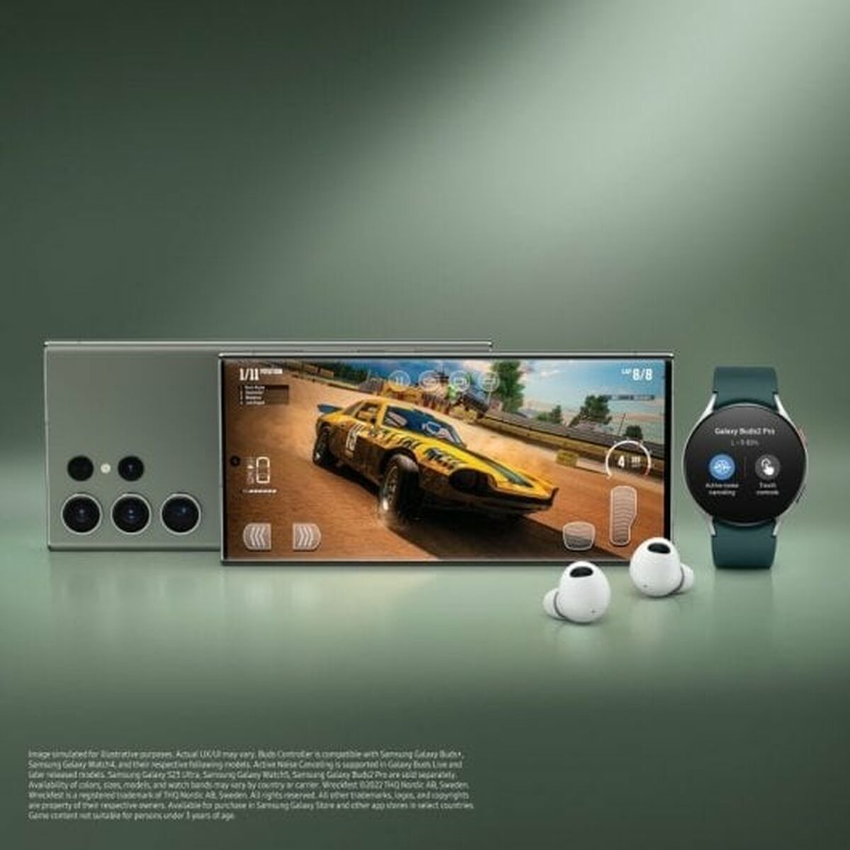 Bild von Smartphone Samsung Galaxy S23 Ultra grün 6,8" 8 GB RAM 256 GB