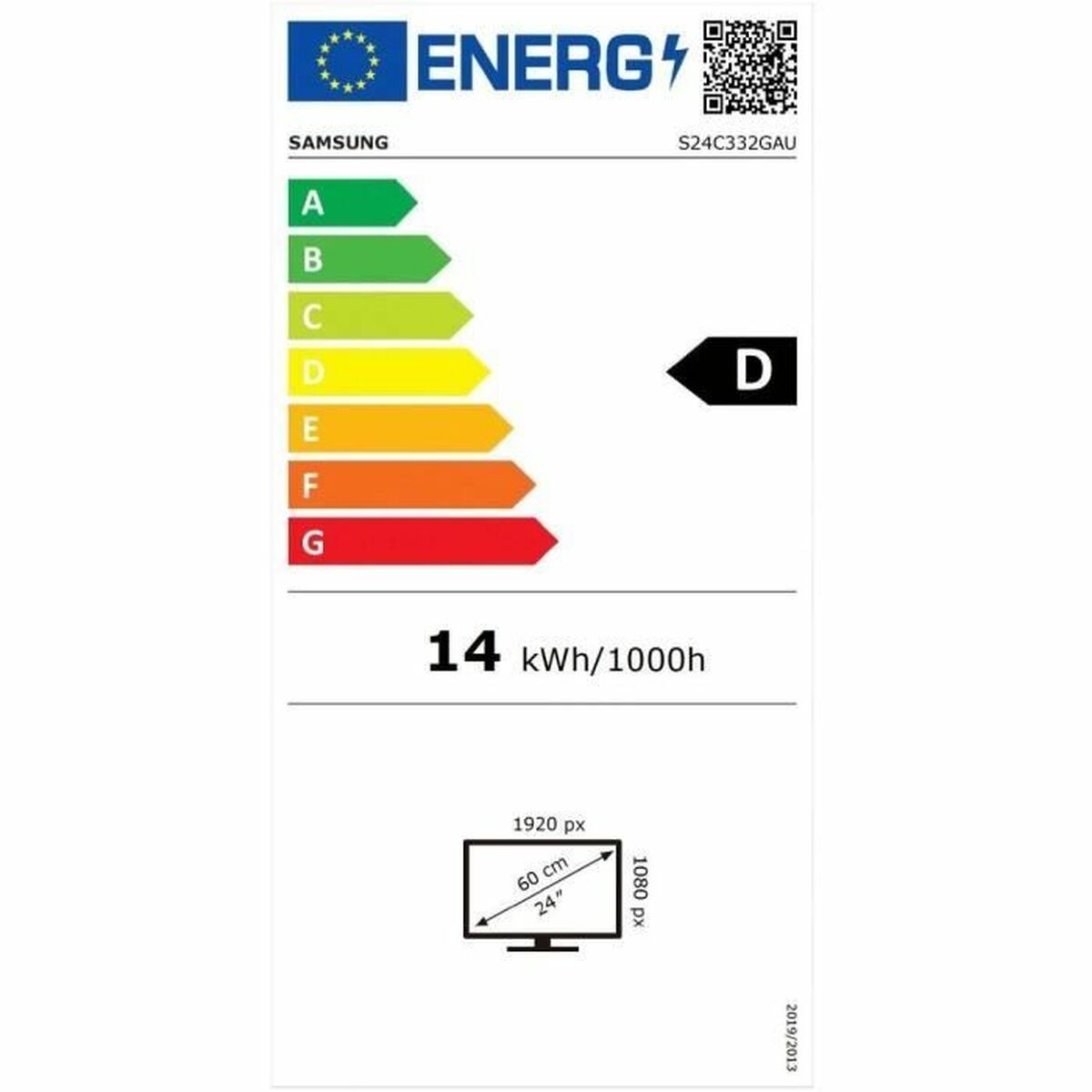 Afbeeldingen van Monitor Samsung LS24C332GAUXEN 24" Full HD
