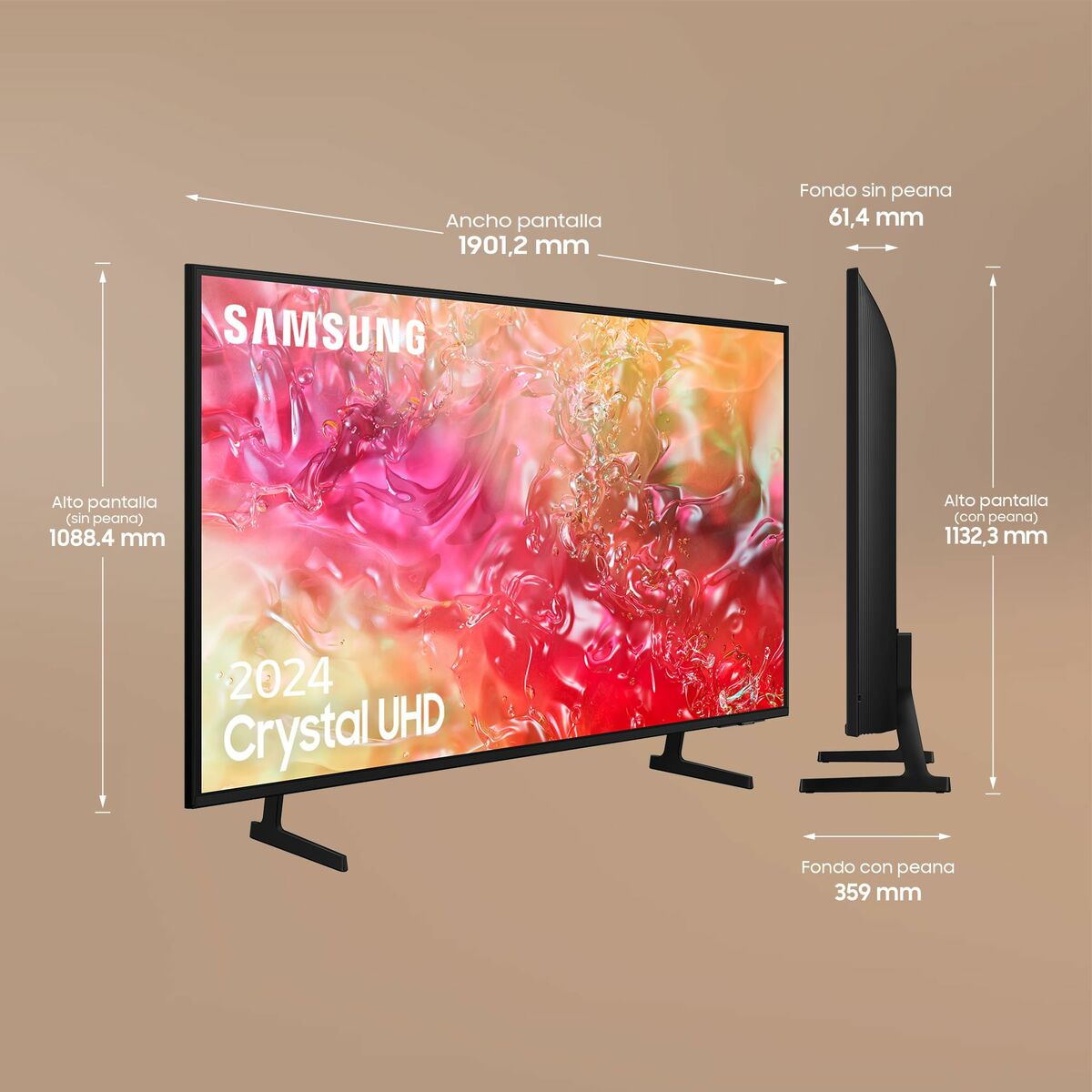 Afbeeldingen van Smart TV Samsung TU85DU7105KX 85 75" 85" 4K Ultra HD LED HDR
