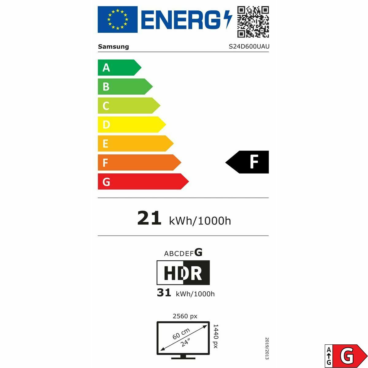 Afbeeldingen van Monitor Samsung LS24D600UAUXEN Quad HD 24"