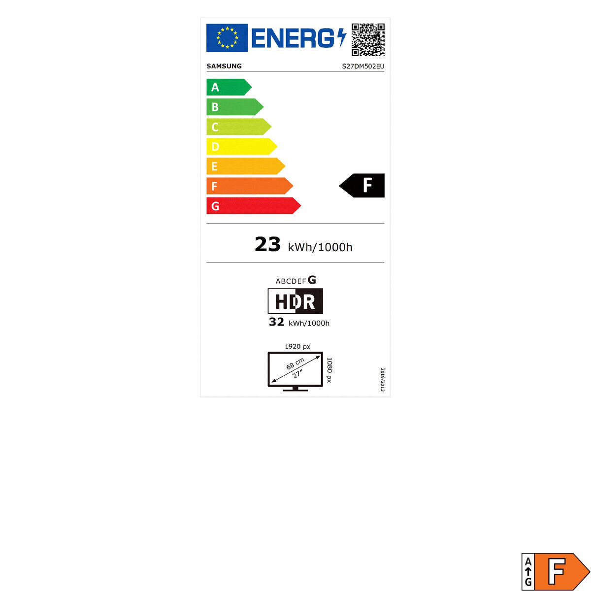 Picture of Gaming Monitor Samsung LS27DM502EUXEN Full HD 27"