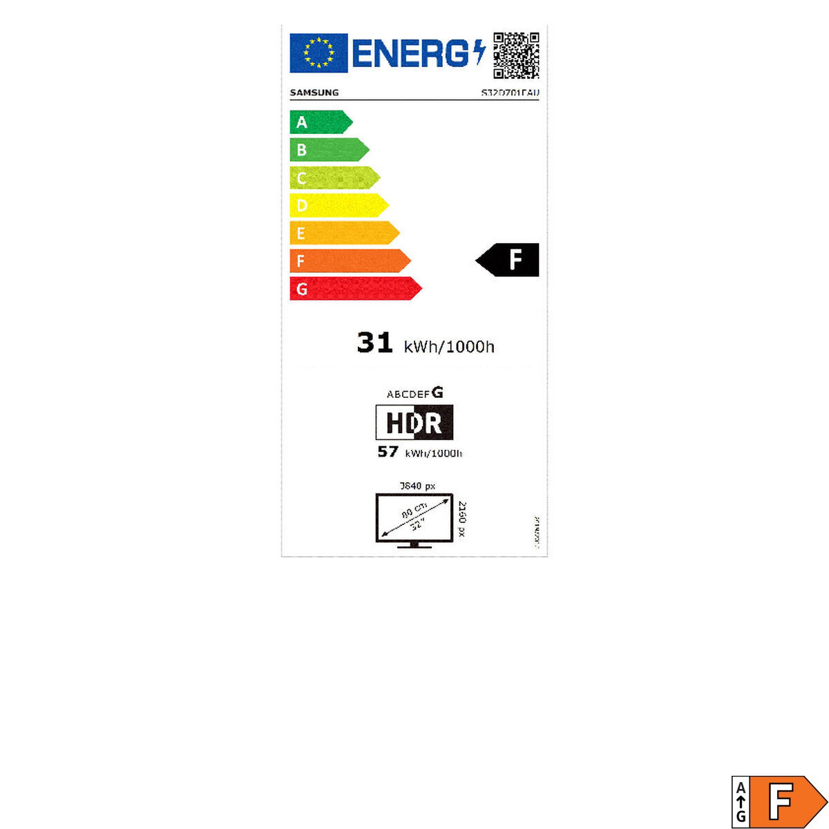 Image de Monitor Gaming Samsung LS32D701EAUXEN 4K Ultra HD 32"