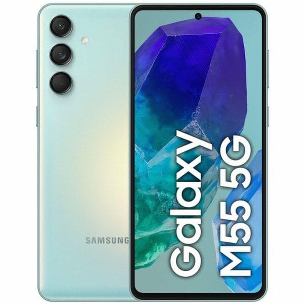 Smartphone Samsung Galaxy M55 5G Octa Core 8 GB RAM 256 GB Grøn