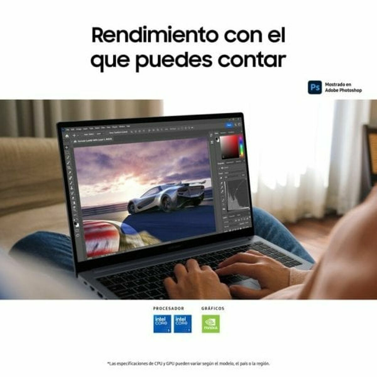 Afbeeldingen van Laptop Samsung NP750XGJ-KG2ES 15" 16 GB RAM 512 GB SSD Spanish Qwerty