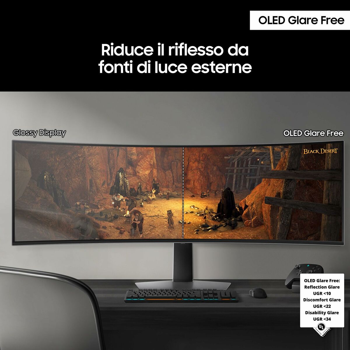 Afbeeldingen van Monitor Samsung Odyssey OLED G9 S49DG934SU 49" UltraWide Dual Quad HD