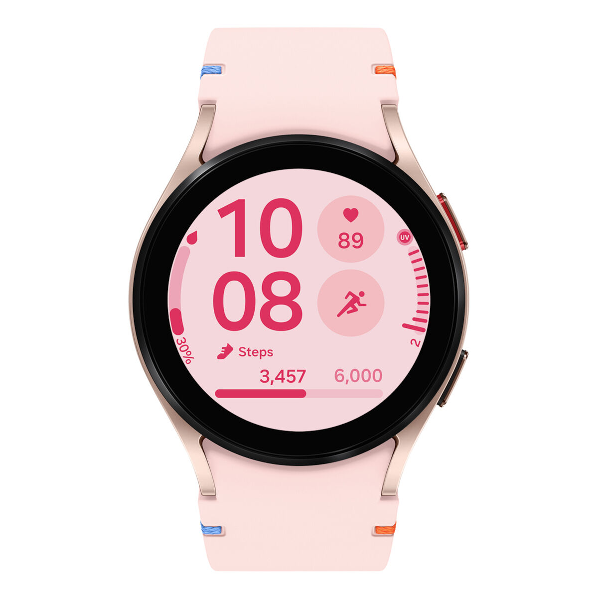 Afbeeldingen van Smartwatch Samsung SM-R861 Pink Rose Gold 1,2" 40 mm