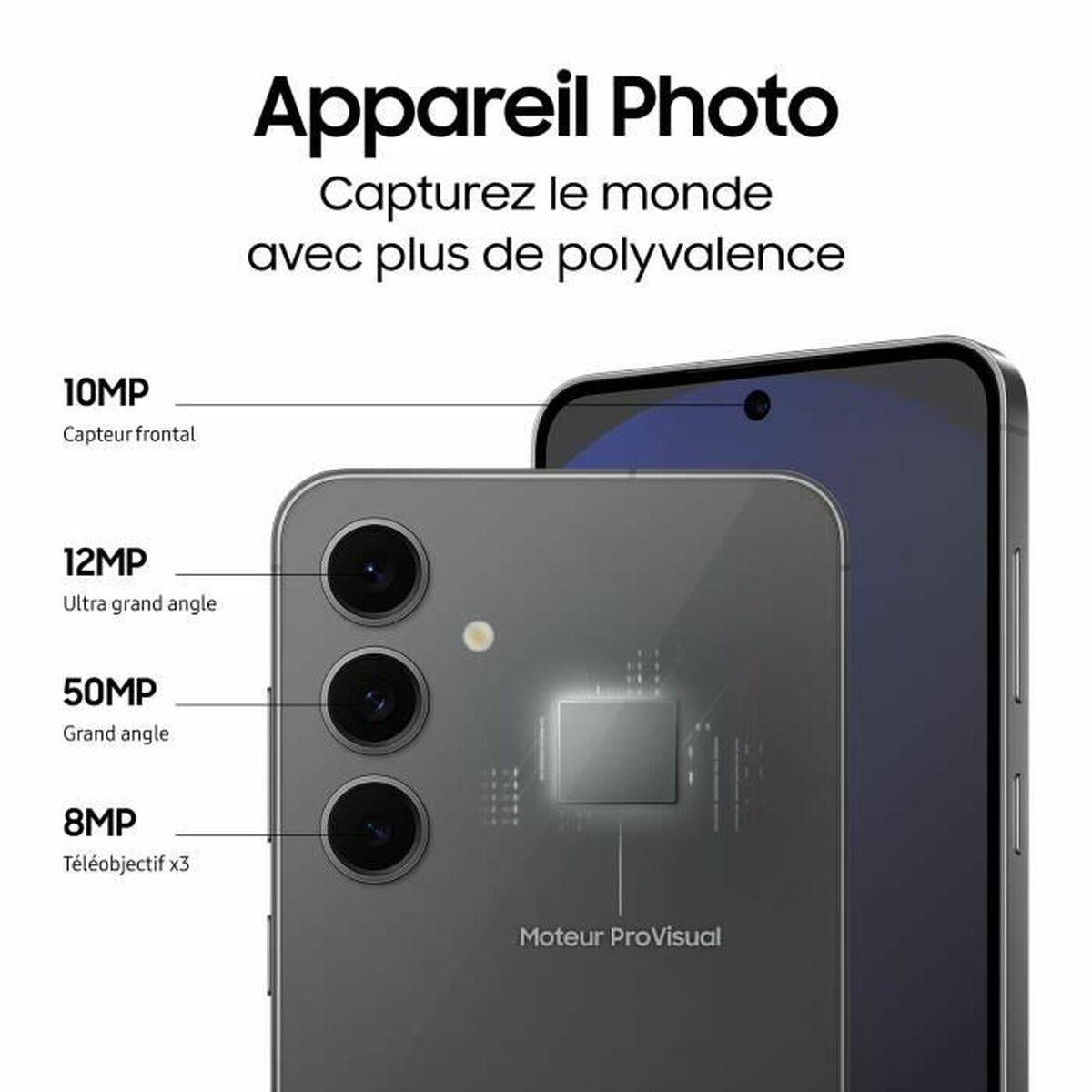 Bild von Smartphone Samsung Galaxy S24 FE 5G 6,7" 8 GB RAM 128 GB Grau