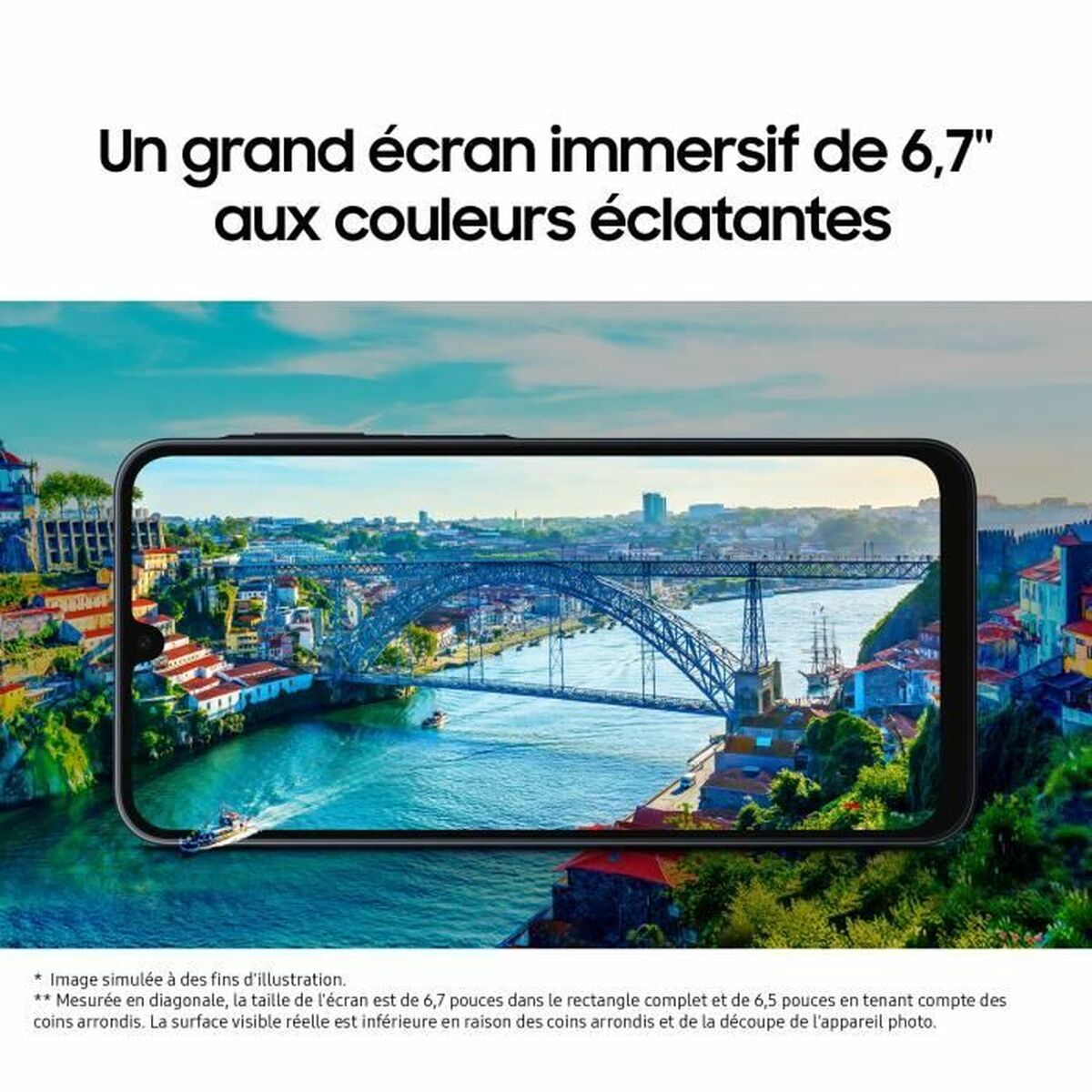 Smartphone Samsung Galaxy A16 6,7" 4 GB RAM 128 GB Noir