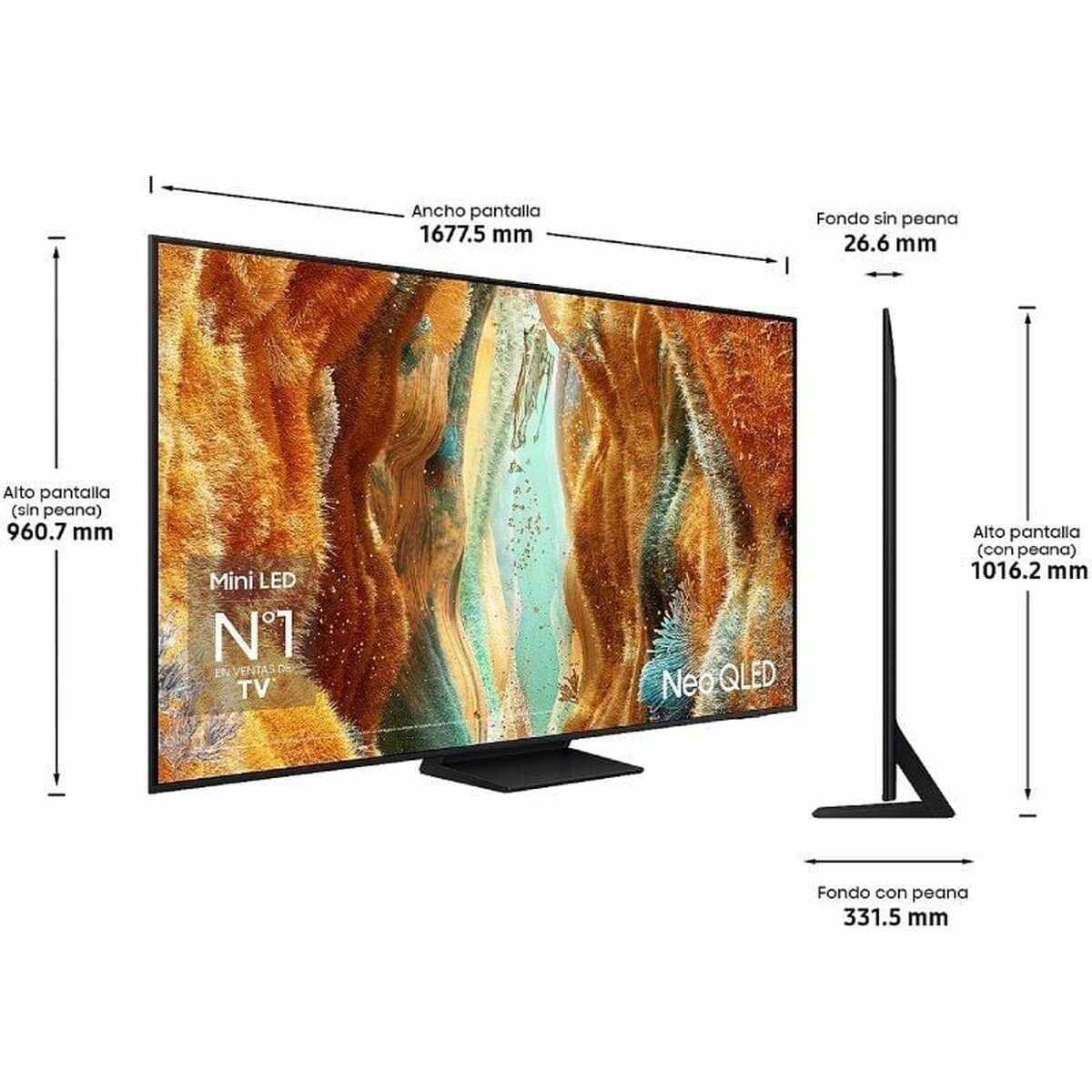 Image de Smart TV Samsung TQ75QN70FAUXXC 75" 4K Ultra HD HDR Neo QLED