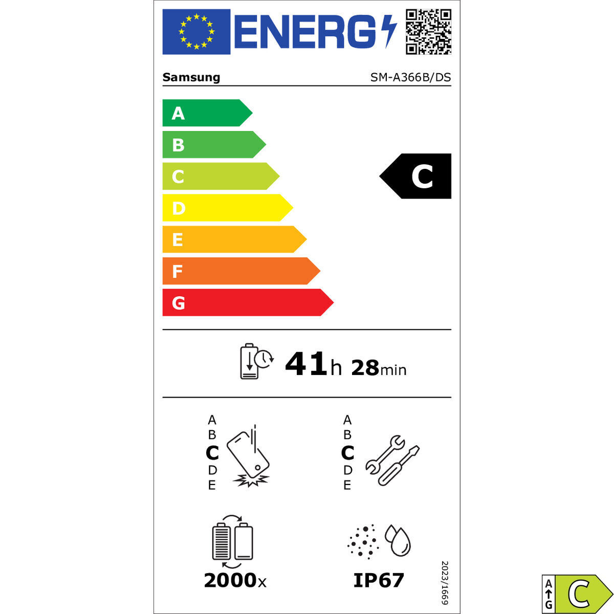 Bild von Smartphone Samsung Galaxy A36 5G 6,7" 6 GB RAM 128 GB White Lavendar