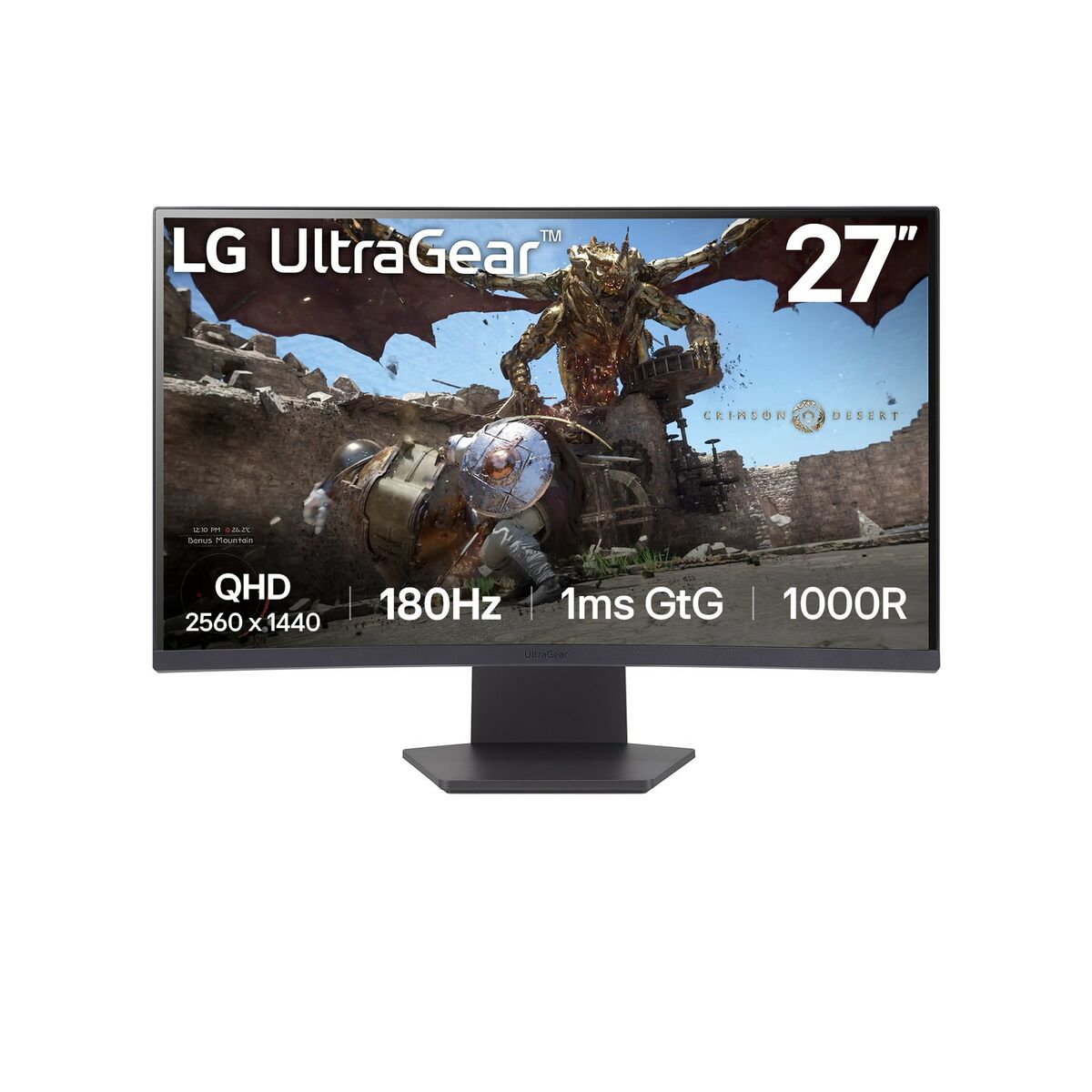 Picture of Gaming Monitor LG 27GS60QC-B.AEUQ Full HD 27"