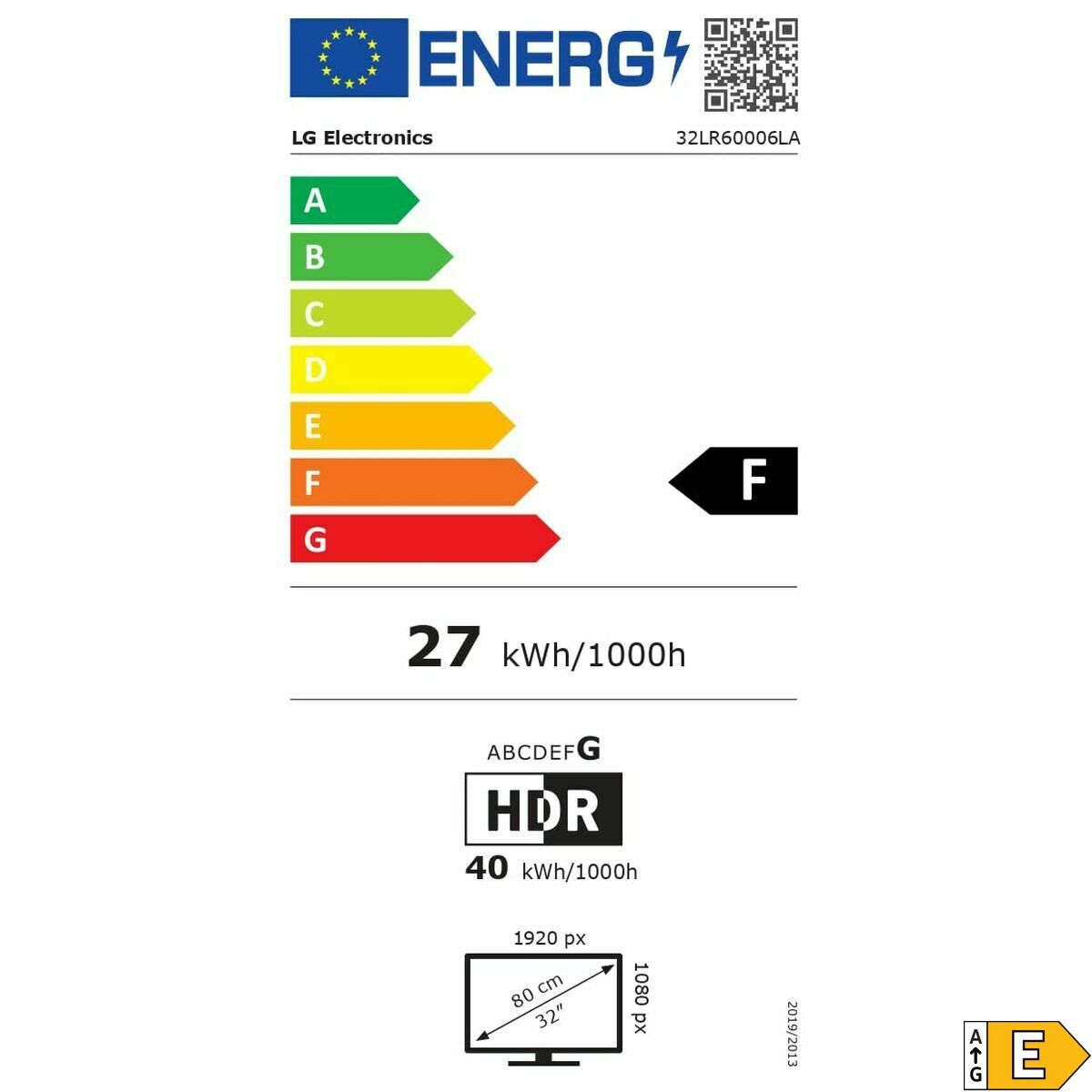 Picture of Smart TV LG 32LR60006LA Full HD 32" LED HDR D-LED