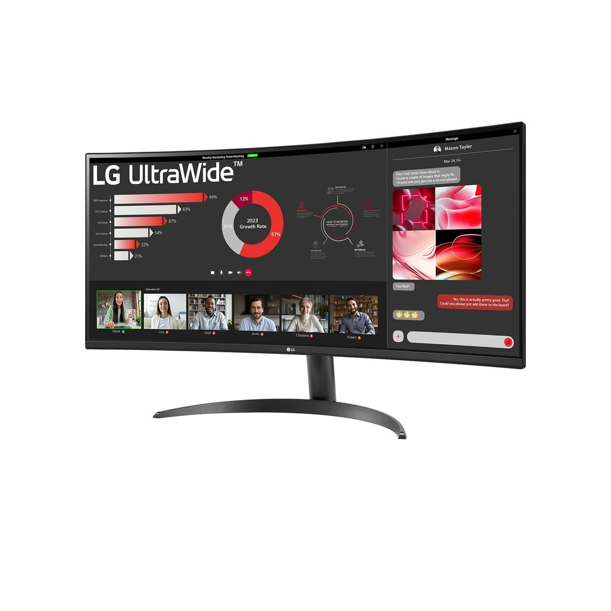 Picture of Monitor LG 34WR50QK-B 34" 100 Hz