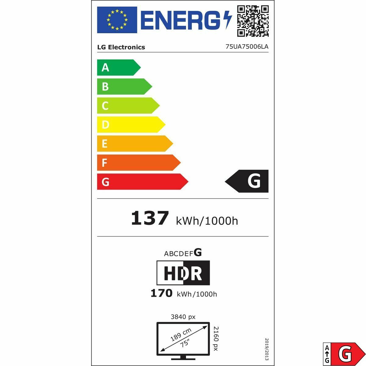 Picture of Smart TV LG 75UA75006LA.AEUQ 4K Ultra HD 75" LED