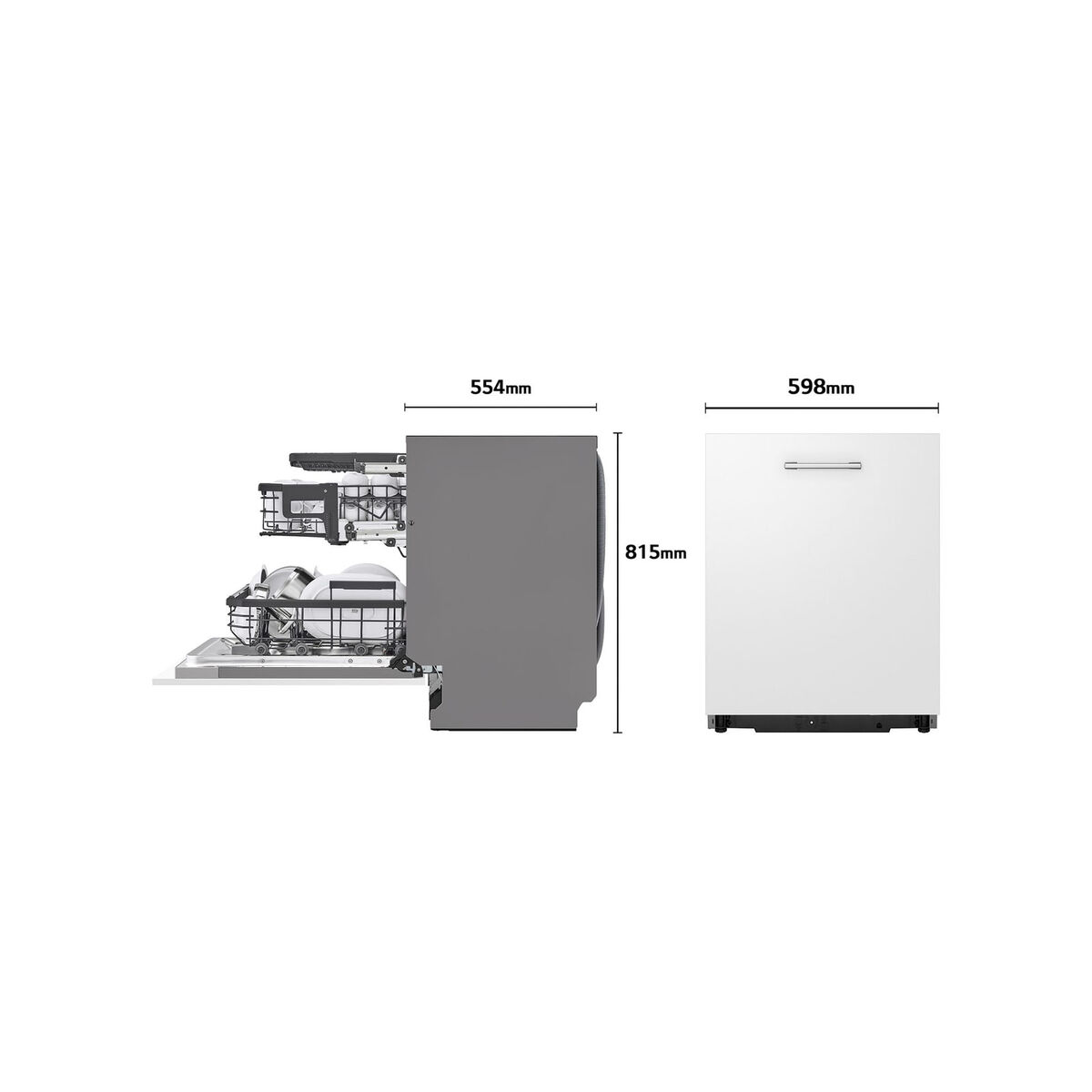 Vaatwasser LG DB597TXS