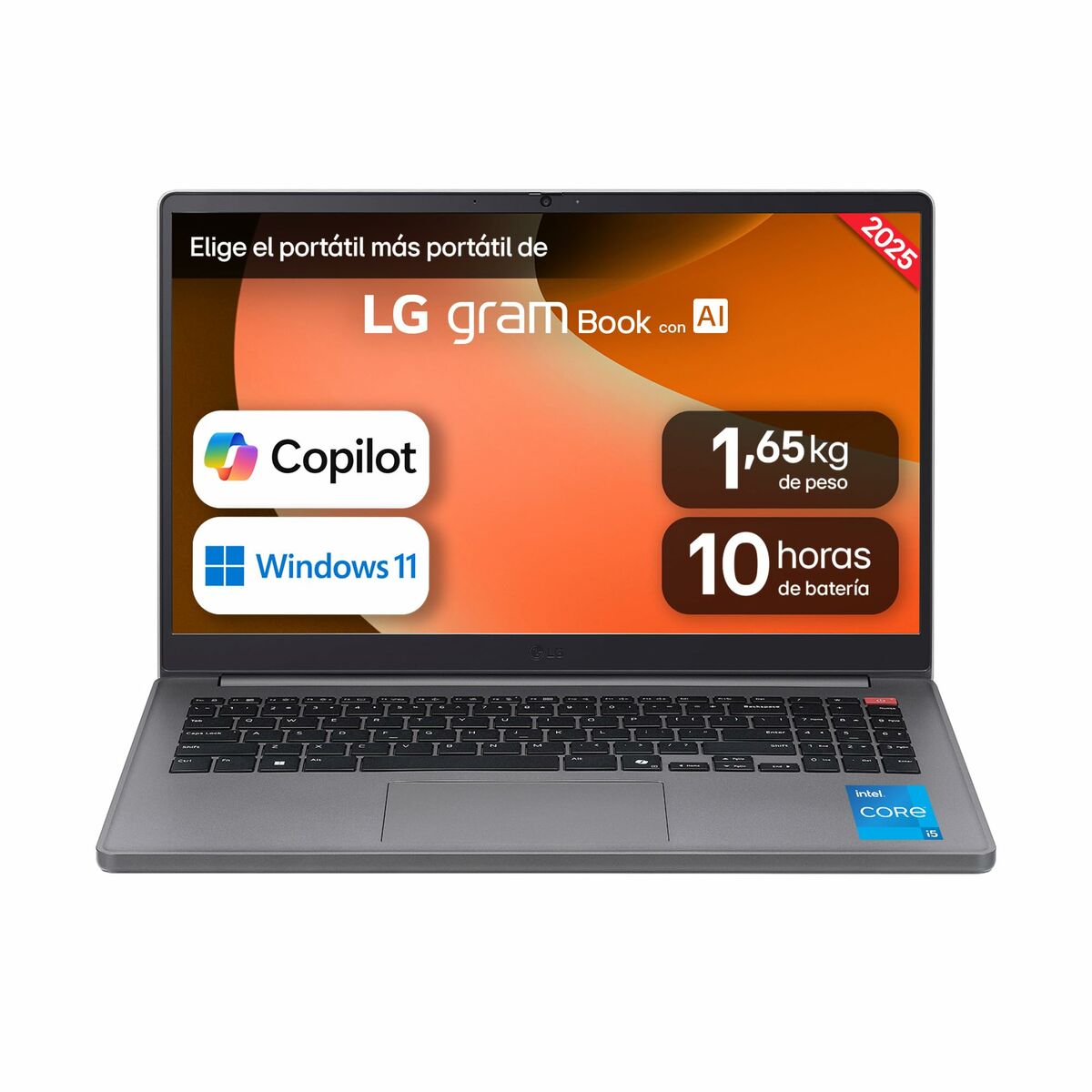 Afbeeldingen van Laptop LG 15U50T-G.AA56B Spanish Qwerty 15" 16 GB RAM 512 GB SSD