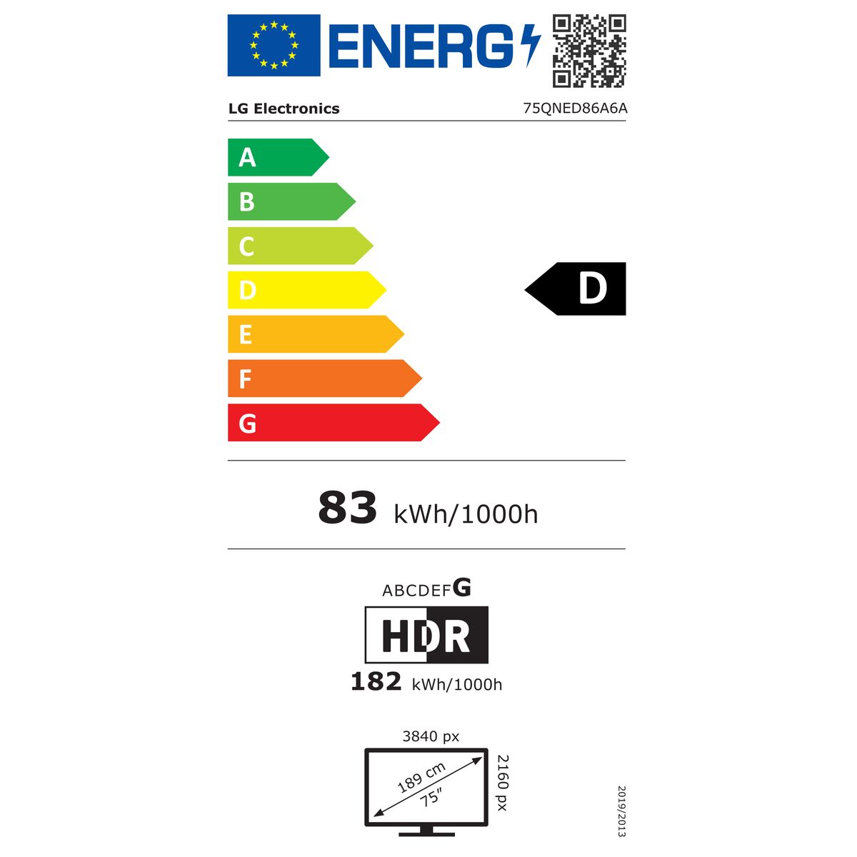 Image de Smart TV LG 75QNED86A6A 75 75" 4K Ultra HD LED HDR LCD AMD FreeSync QNED (Refurbished A)
