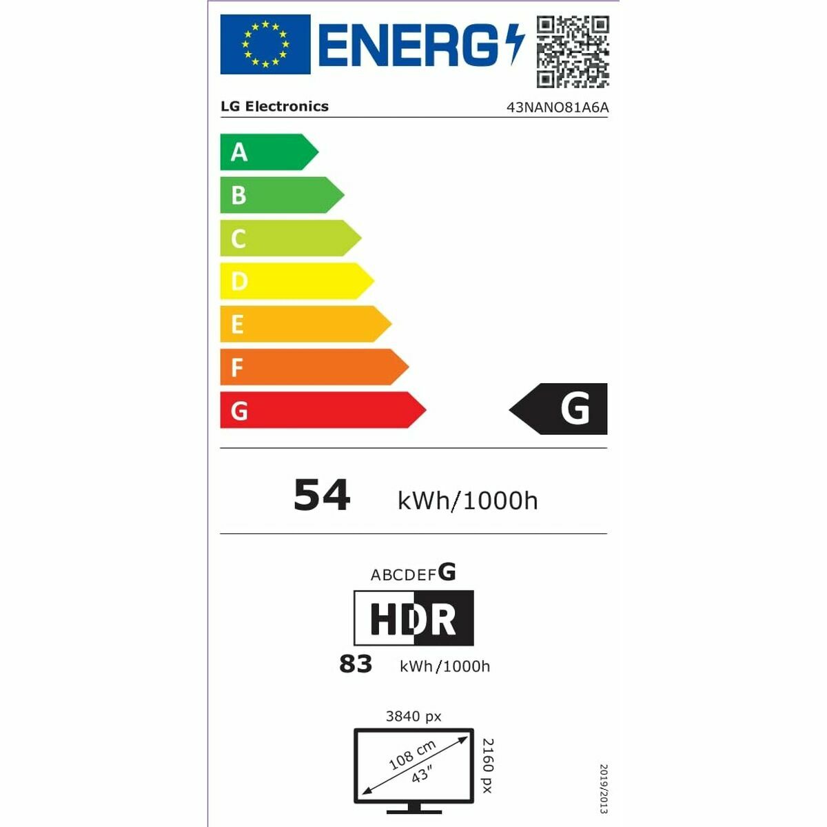Afbeeldingen van Smart TV LG 43NANO81A6A