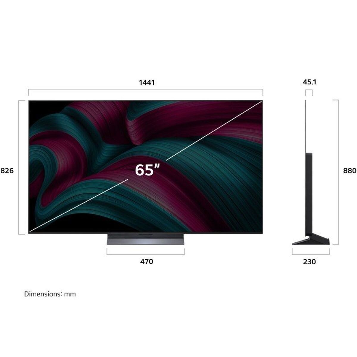 Afbeeldingen van Smart TV LG OLED65C54LA.AEU 4K Ultra HD 65" HDR OLED