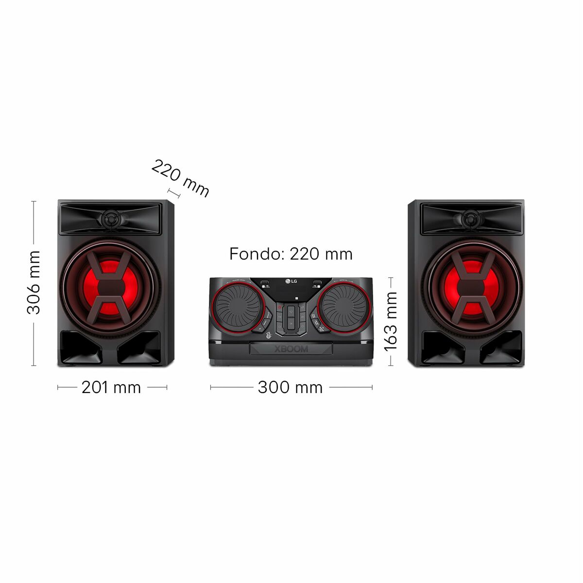 Image secondaire de Mini Hifi LG CK43N