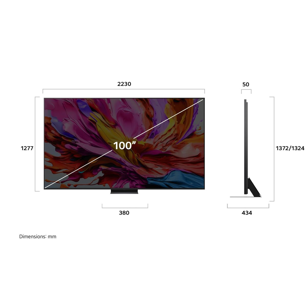 Bild von Smart TV LG 100QNED86A6 100 100" 4K Ultra HD LED HDR D-LED AMD FreeSync QNED (Refurbished A)
