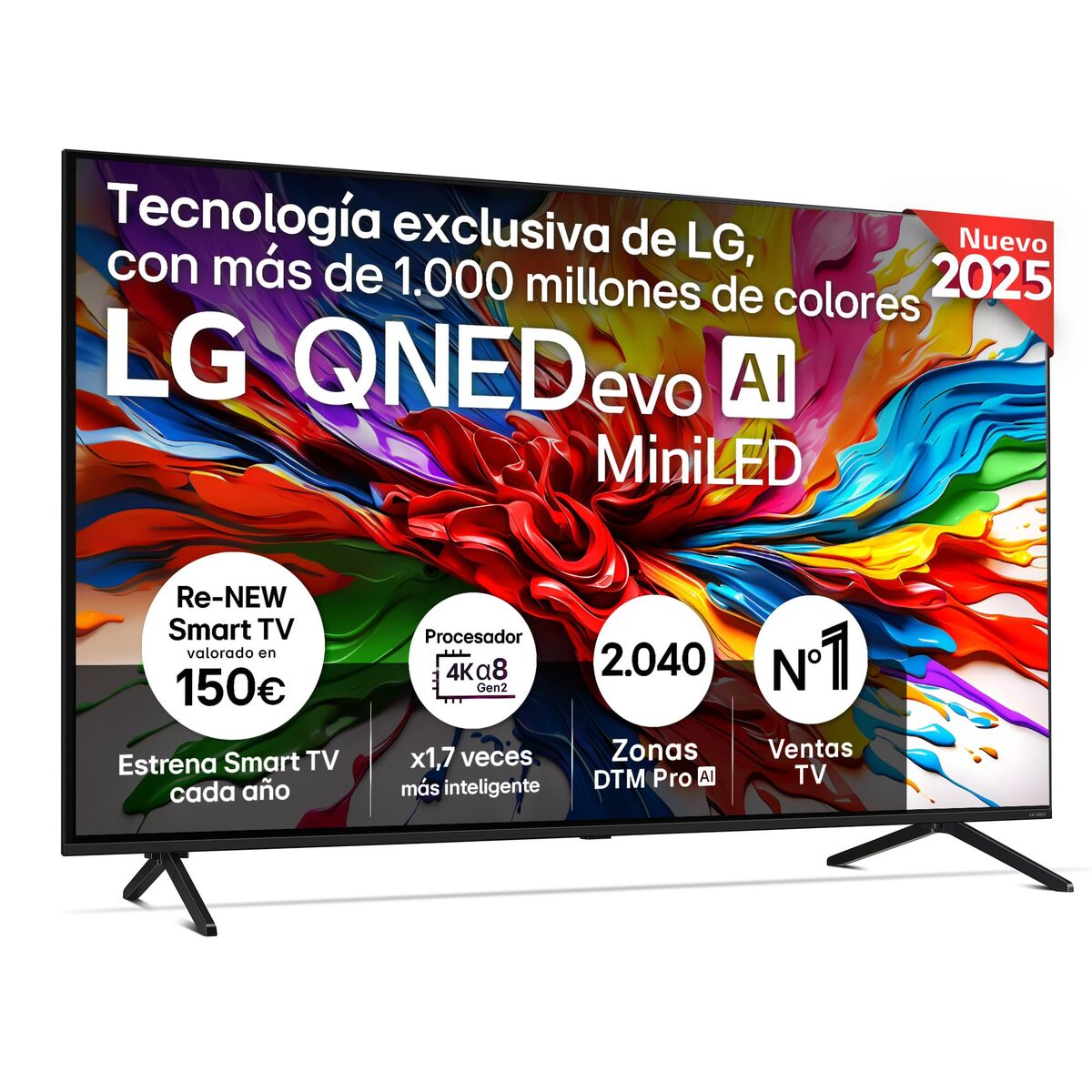 Picture of Smart TV LG 55QNED92A6A 4K Ultra HD 55" LED