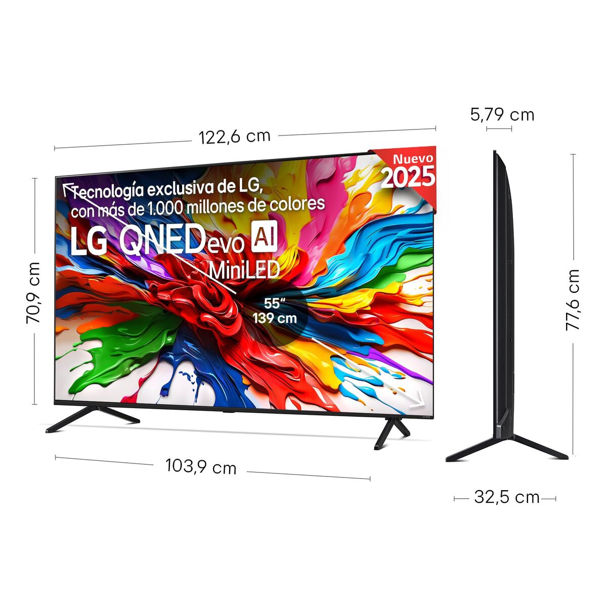Picture of Smart TV LG 55QNED92A6A 4K Ultra HD 55" LED