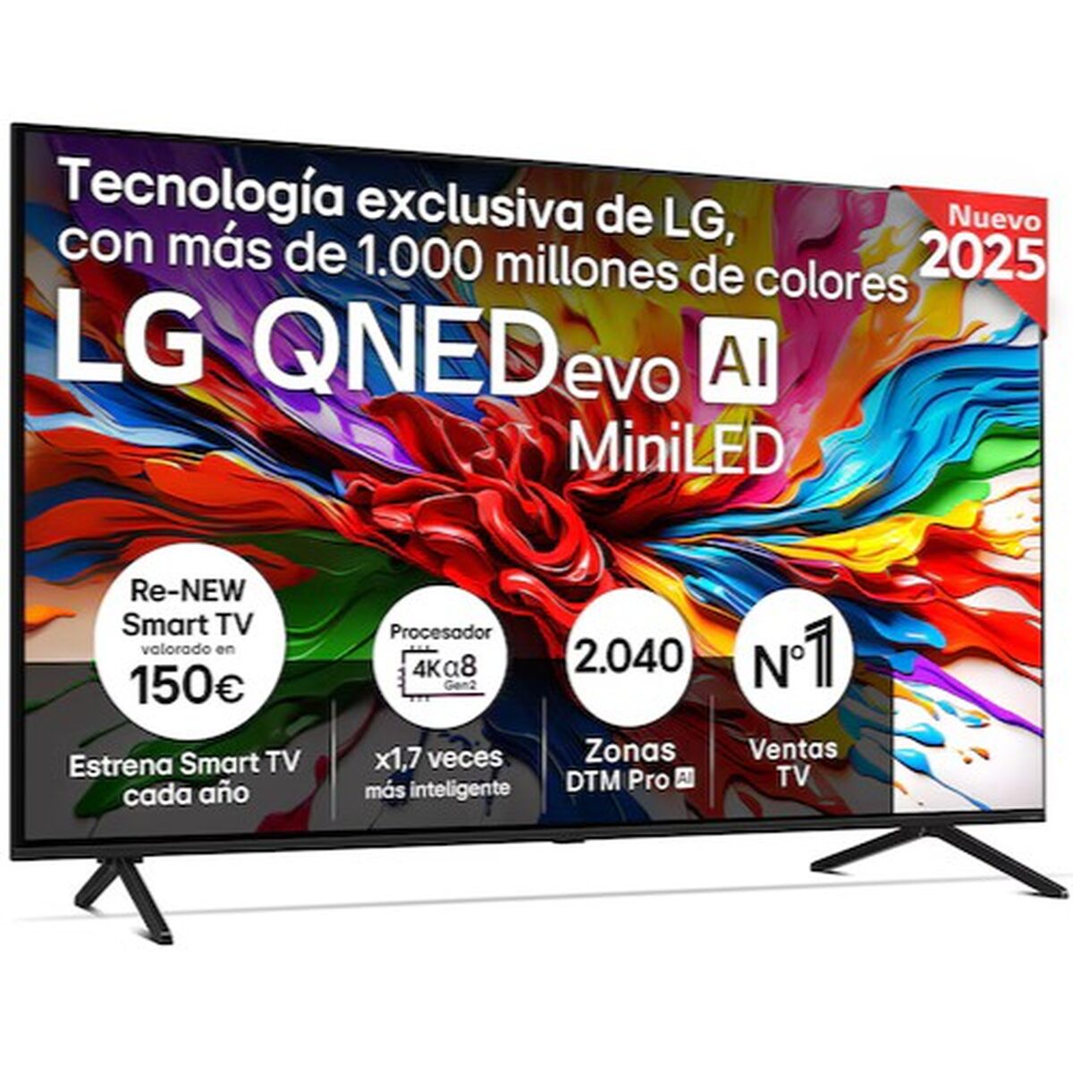 Picture of Smart TV LG 75QNED92A6A 4K Ultra HD 75" HDR WiFi DVB-S2 QNED