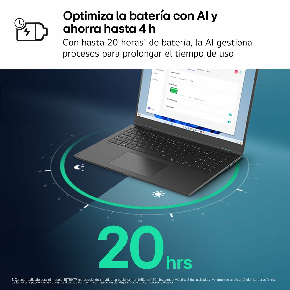 Afbeeldingen van Laptop LG 17ZD90T-G.AX78B 17" intel core ultra 7 16 GB RAM 1 TB SSD Spanish Qwerty