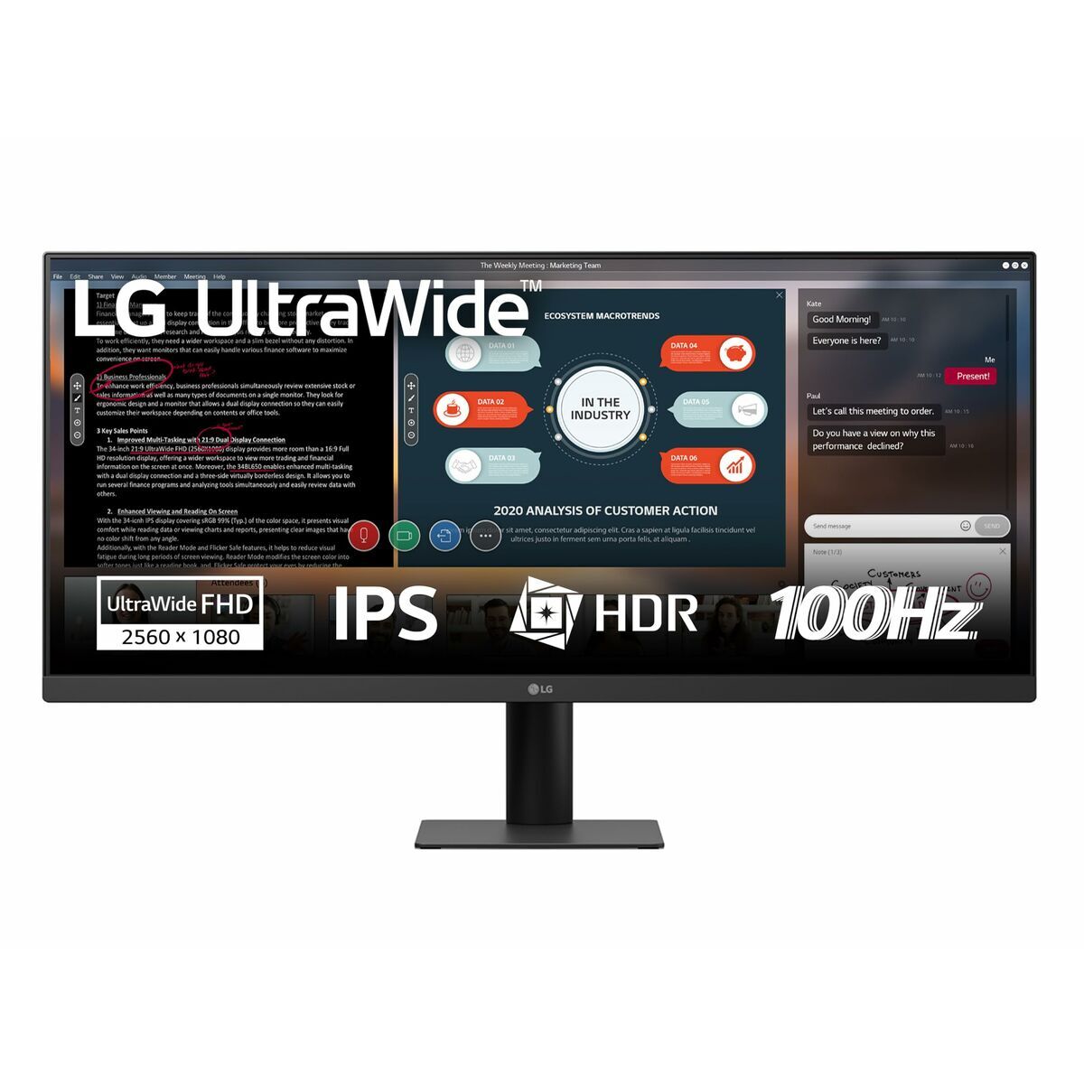 Picture of Gaming Monitor LG 29U511A-B WFHD 29"