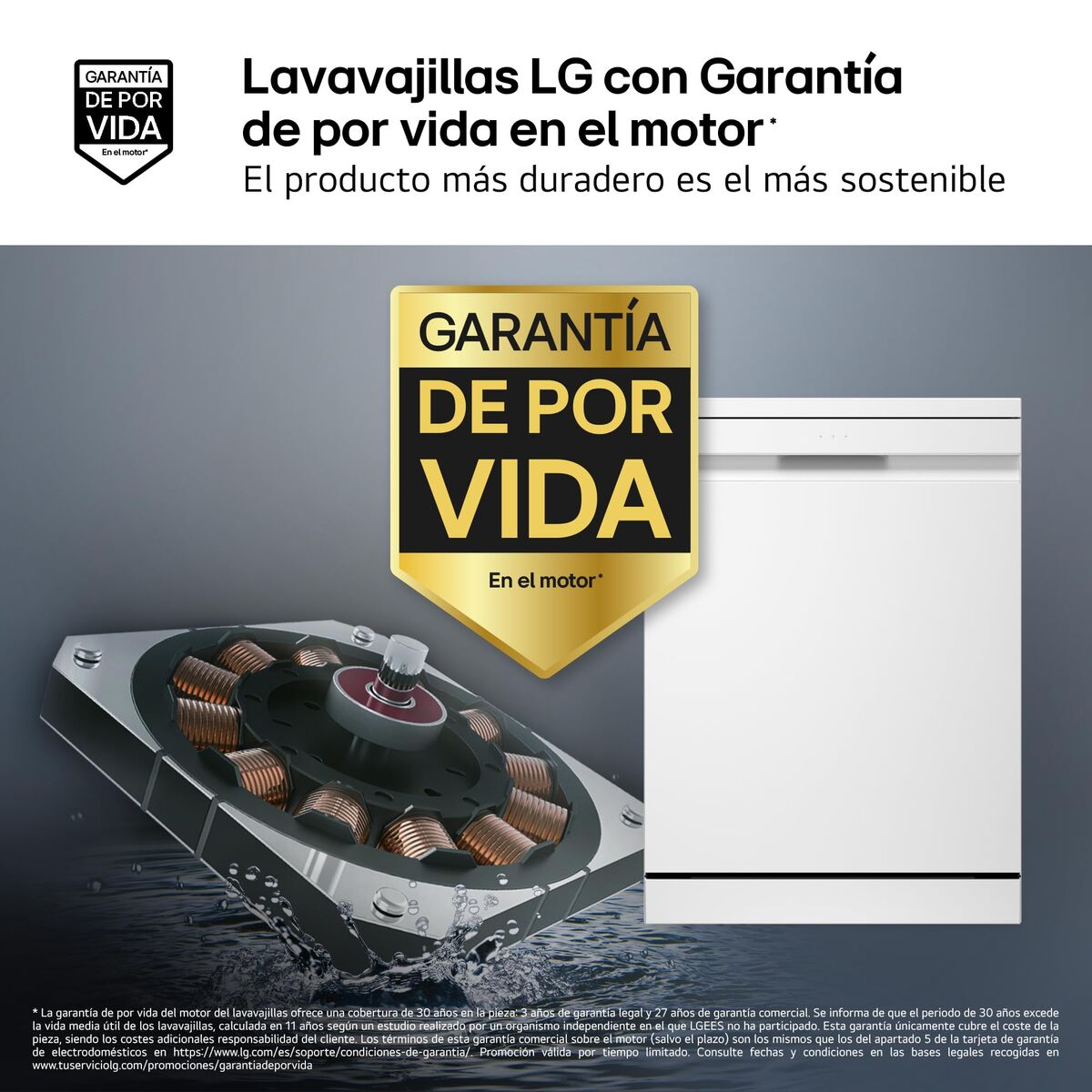 Vaatwasser LG DF375HWS 60 cm Wit