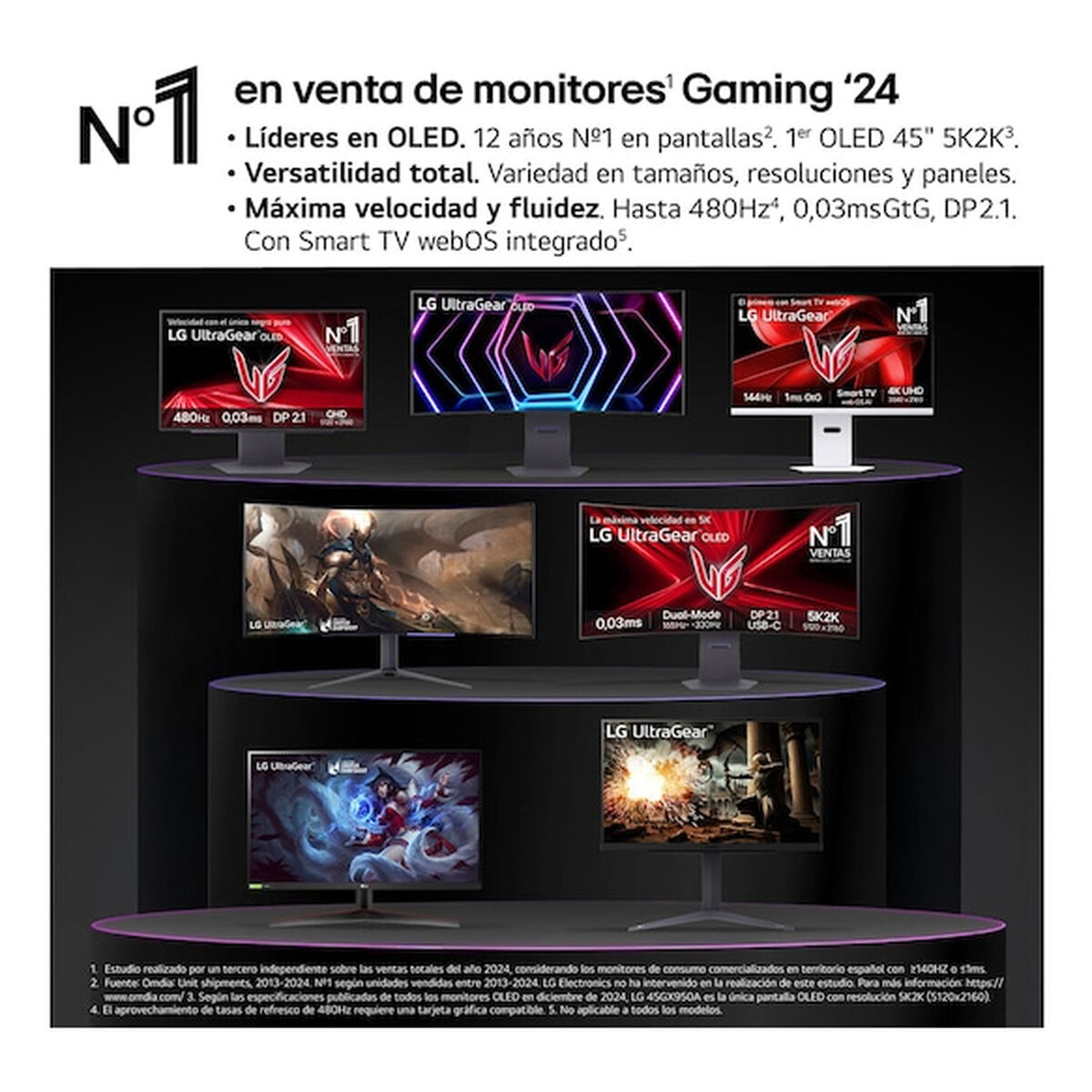Picture of Gaming Monitor LG 27GX704A-B Quad HD 27"