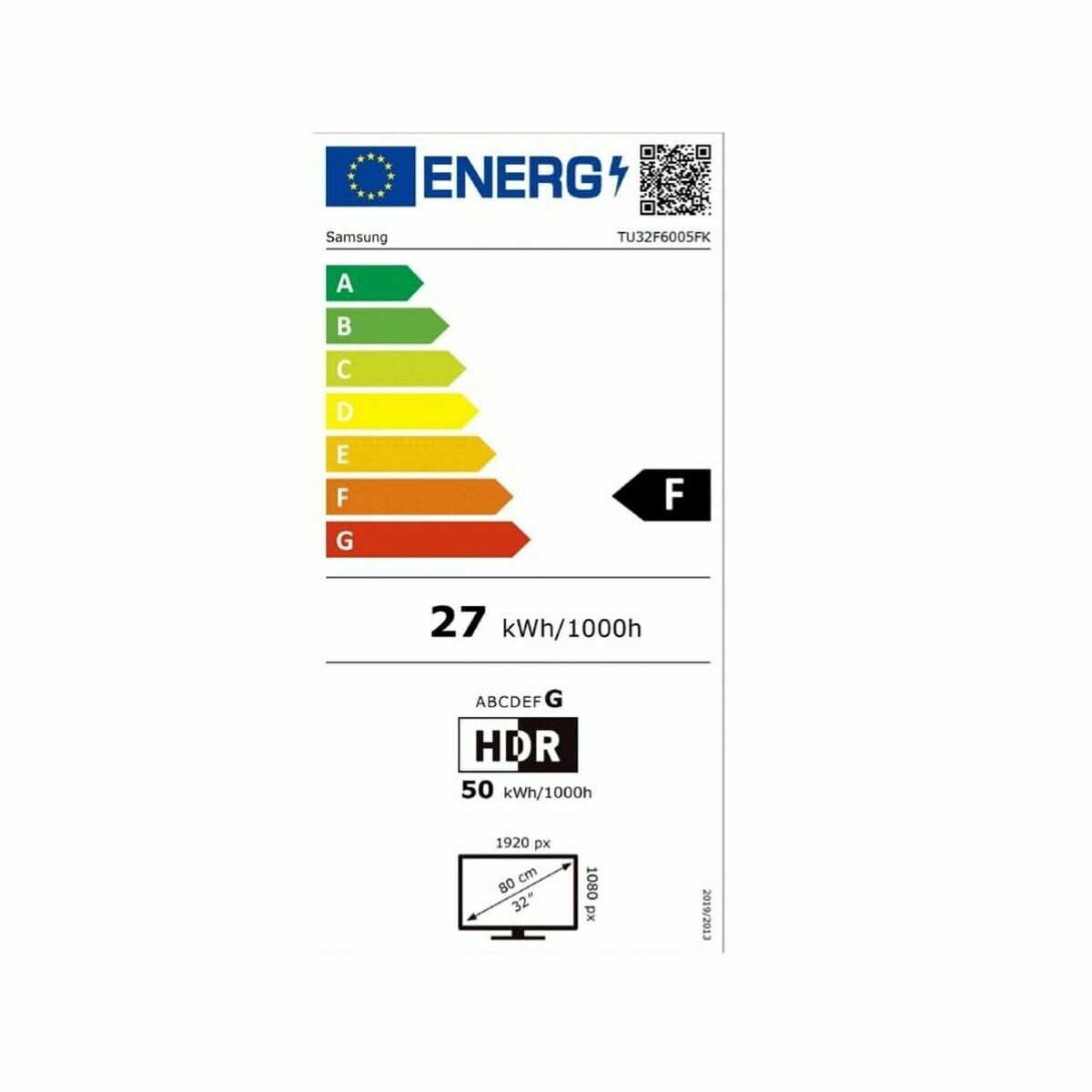 Kép Smart TV Samsung TU32F6005FXK 32 Full HD 32" LED