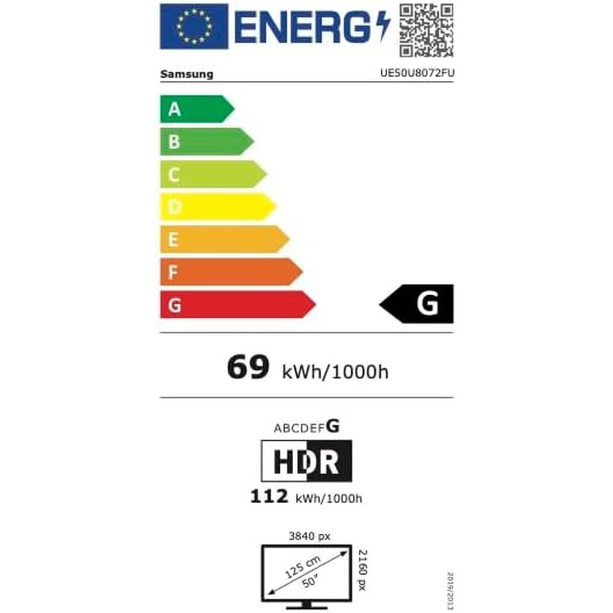Smart TV Samsung UE50U8072FUXXH 4K Ultra HD LED 50"