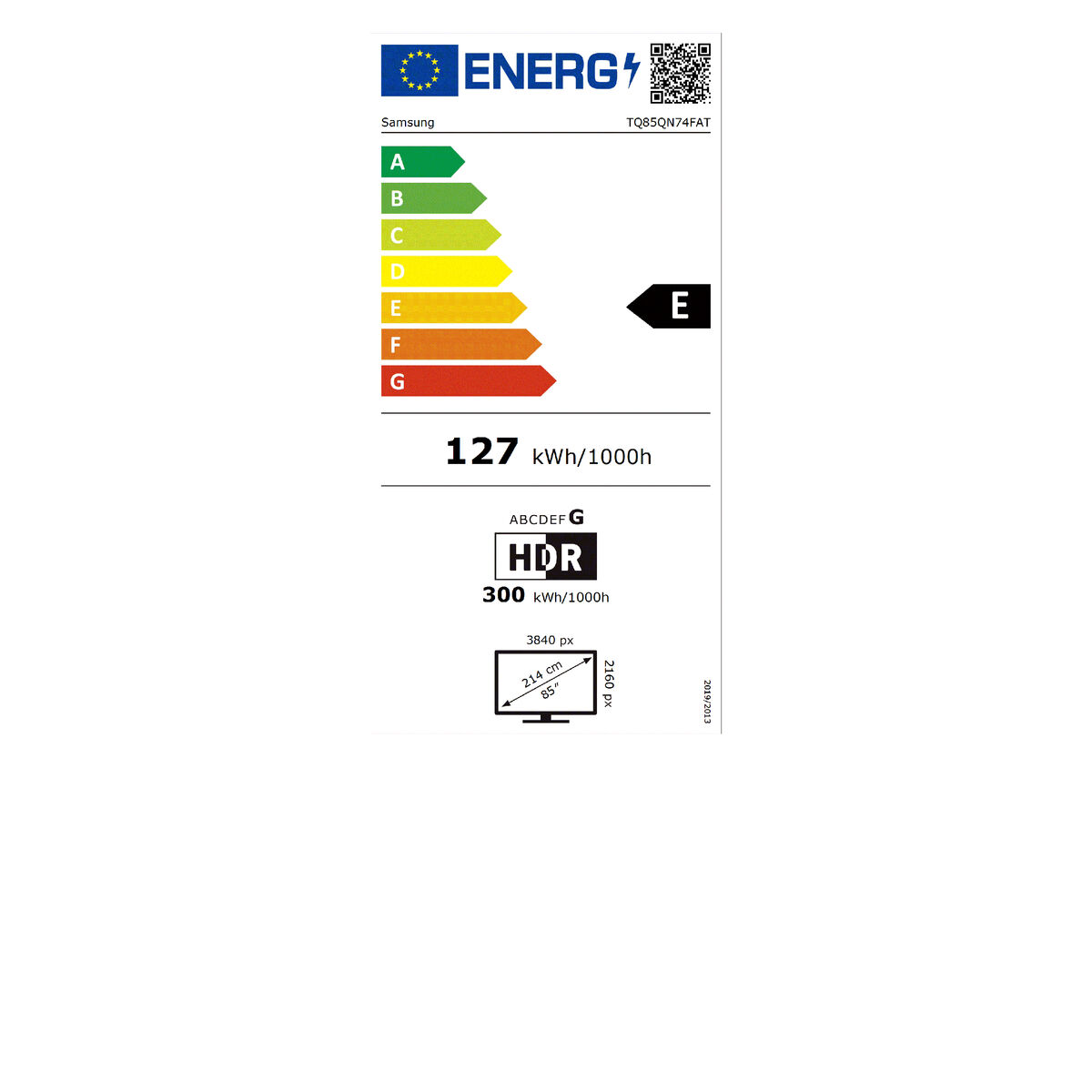 Afbeeldingen van Smart TV Samsung TQ85QN74FATXXC 85" 4K Ultra HD LED HDR Neo QLED