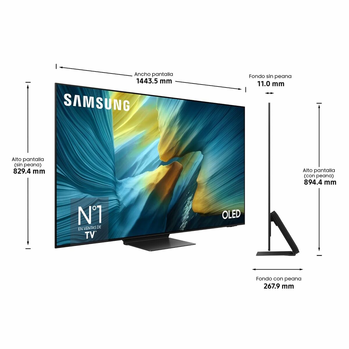Kép Smart TV Samsung TQ65S95FATXX 65 65" 4K Ultra HD HDR OLED