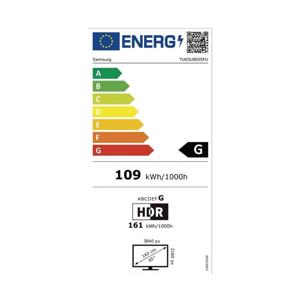 Smart TV Samsung TU65U8005FUXXC 4K Ultra HD 65" LED HDR QLED