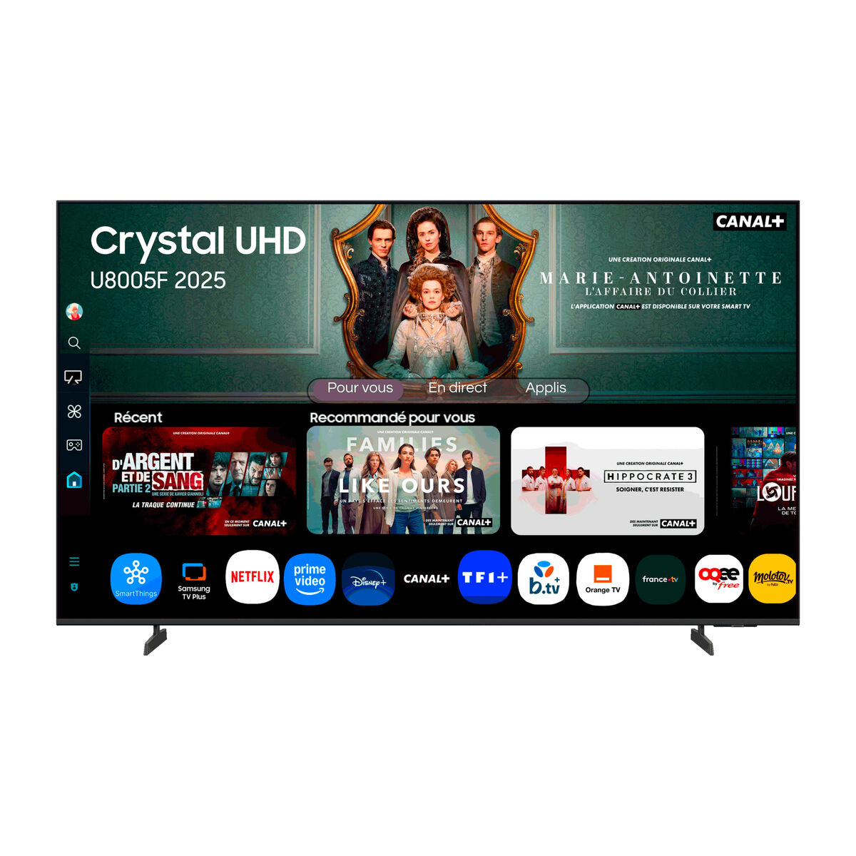Afbeeldingen van Smart TV Samsung TU75U8005FUX 75 75" 4K Ultra HD LED HDR QLED