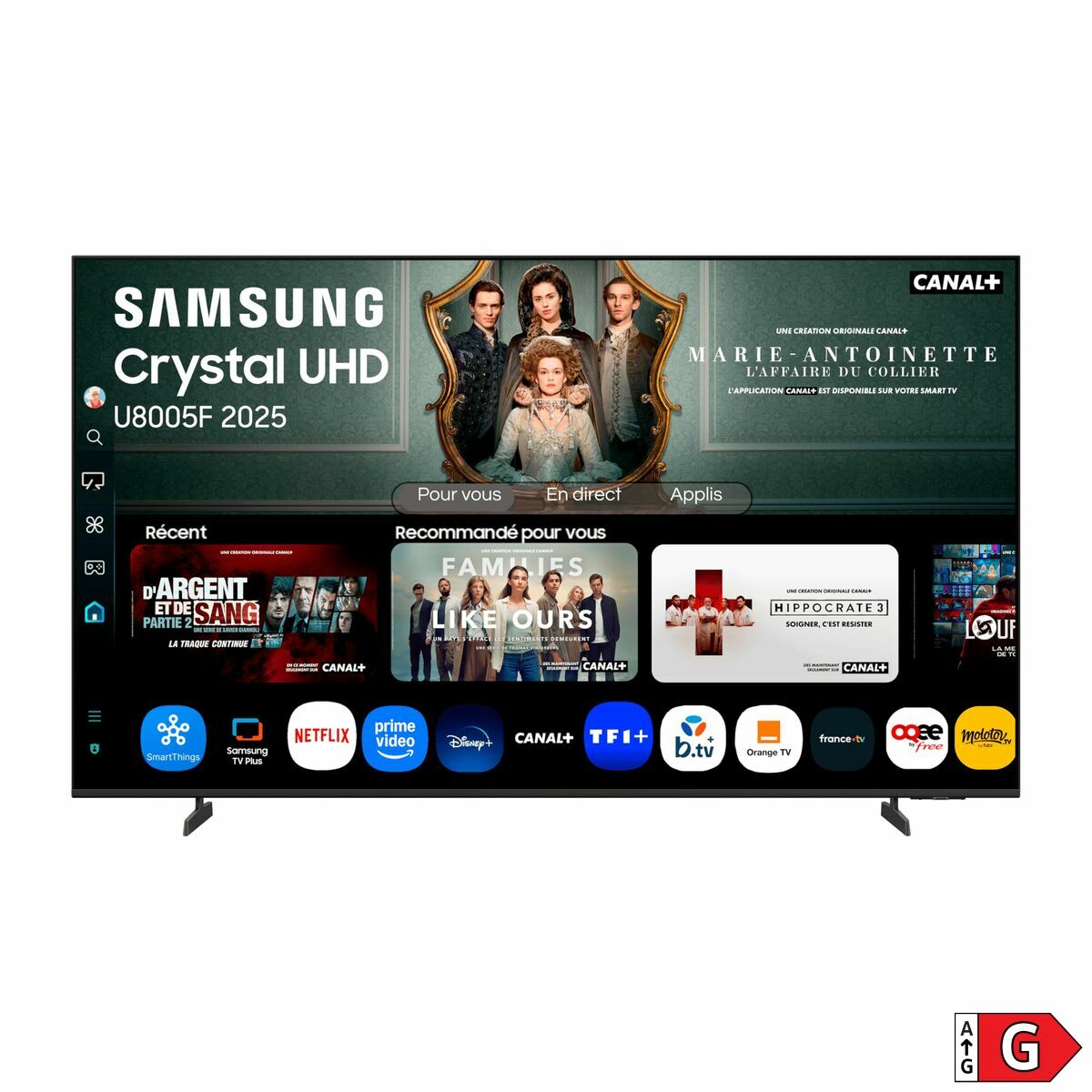 Immagine di Smart TV Samsung TU75U8075FUX 75 75" 4K Ultra HD LED HDR