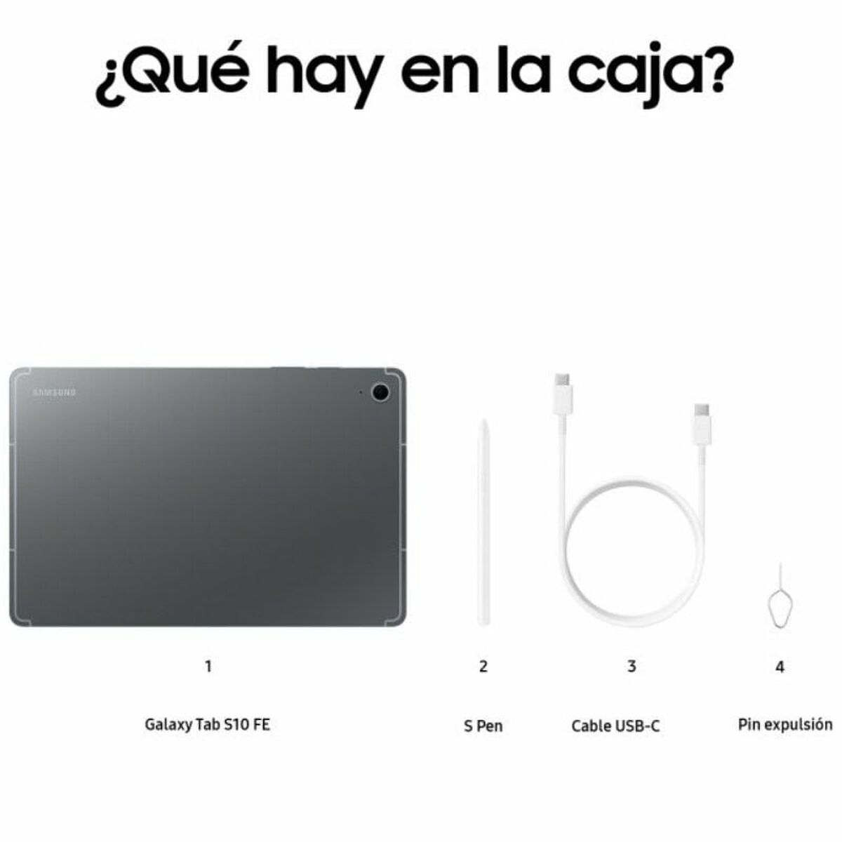 Picture of Tablet Samsung Galaxy Tab S10 FE Octa Core 8 GB RAM 256 GB Grey 10,9"