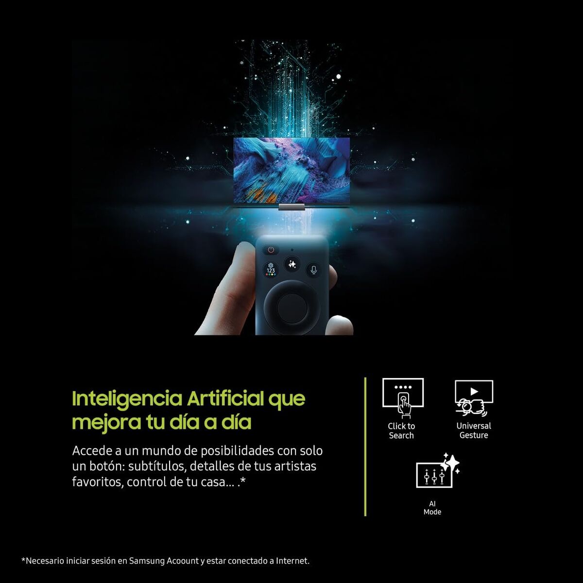 Picture of Smart TV Samsung TQ55Q7F4AUXXC 55" 4K Ultra HD HDR QLED