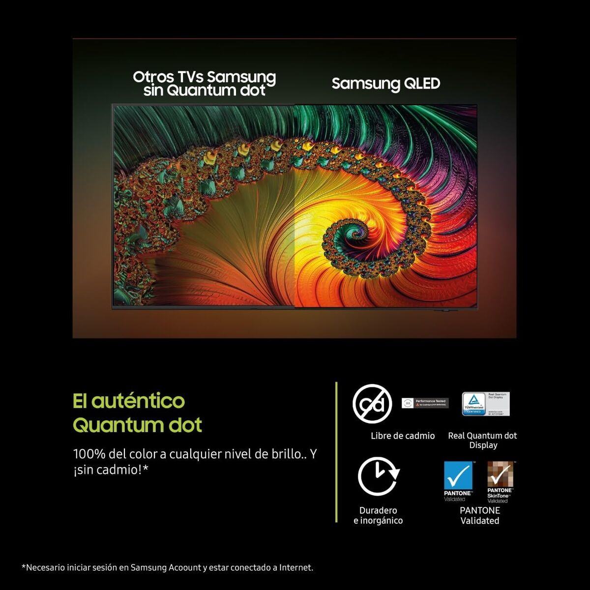 Picture of Smart TV Samsung TQ55Q7F4AUXXC 55" 4K Ultra HD HDR QLED